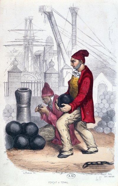 Convicto, c.1840 de Rene Demoraine